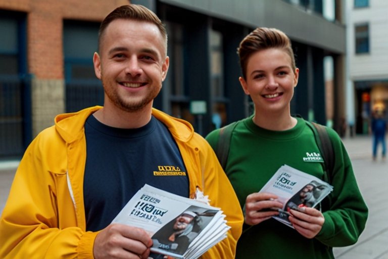 Hand to Hand Flyer Distribution Manchester